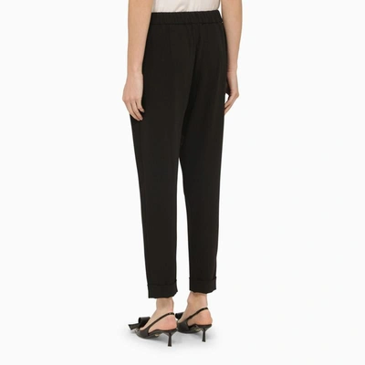 Shop P.a.r.o.s.h . Ometto Trousers In Black