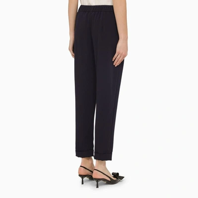 Shop P.a.r.o.s.h . Ometto Trousers In Blue