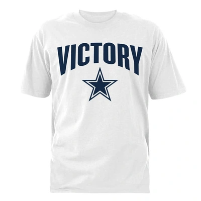 Shop Nfl White Dallas Cowboys Victory T-shirt