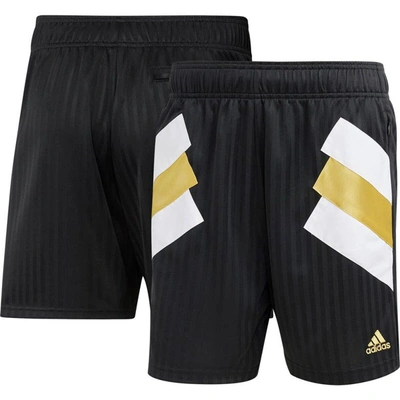 Shop Adidas Originals Adidas Black Juventus Football Icon Shorts