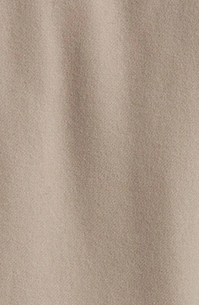Frame Wool-blend Overshirt In Stone Beige