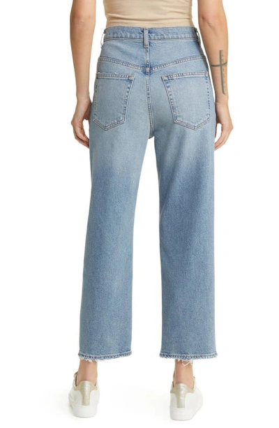 Shop Askk Ny Pasadena High Waist Wide Leg Jeans In Jackson