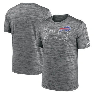 Shop Nike Anthracite Buffalo Bills Velocity Arch Performance T-shirt