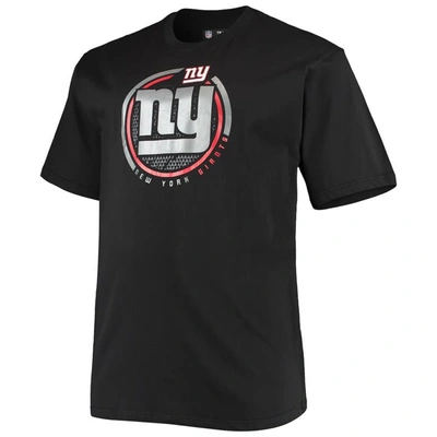Shop Fanatics Branded Black New York Giants Big & Tall Color Pop T-shirt