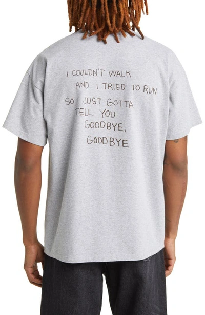 Shop One Of These Days Goodbye Goodbye Graphic T-shirt In Heather