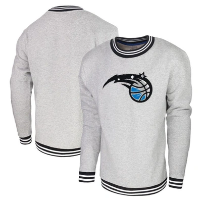 Shop Stadium Essentials Heather Gray Orlando Magic Club Level Pullover Sweatshirt
