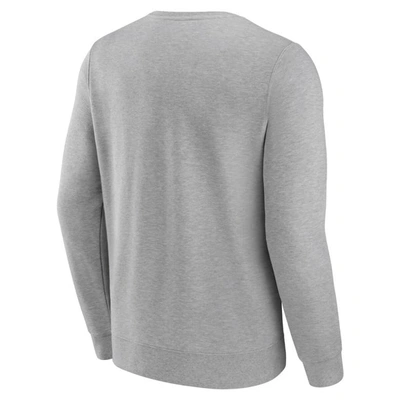 Shop Fanatics Branded  Heather Gray Seattle Sounders Fc  Primary Logo Fleece Sweatshirt