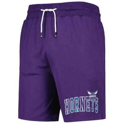 Shop Tommy Jeans Purple Charlotte Hornets Mike Mesh Basketball Shorts