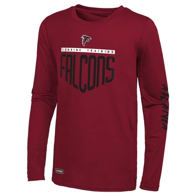 Shop Outerstuff Red Atlanta Falcons Impact Long Sleeve T-shirt