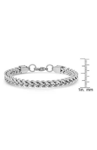 Shop Hmy Jewelry 18k Gold Plate Curb Chain Bracelet In Metallic