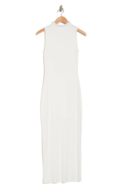 Shop Velvet Torch Funnel Neck Maxi Dress In White