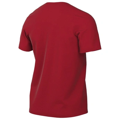 Shop Nike Red Liverpool Crest  T-shirt
