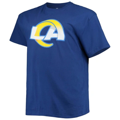 Fanatics Men's  Matthew Stafford Royal Los Angeles Rams Big And Tall Player Name And Number T-shirt In Royal