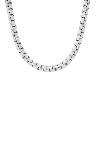 Shop Hmy Jewelry Box Chain Necklace In Metallic