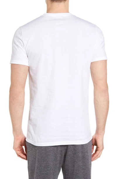 Shop Nordstrom Men's Shop 4-pack Trim Fit Supima® Cotton Crewneck T-shirt In White