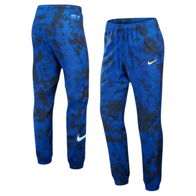 Shop Nike Blue Usmnt Essential Tie-dye Joggers
