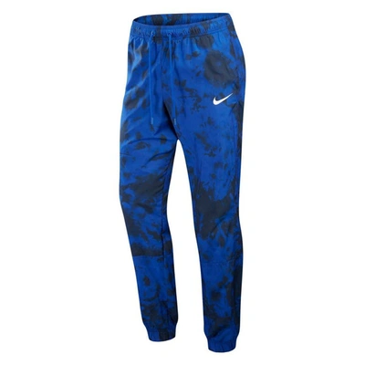 Shop Nike Blue Usmnt Essential Tie-dye Joggers