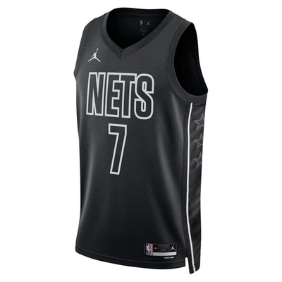 Shop Jordan Brand Unisex  Kevin Durant Black Brooklyn Nets Swingman Jersey