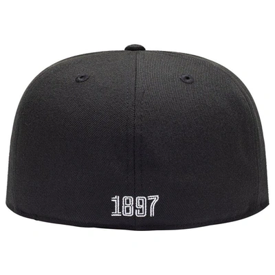 Shop Fan Ink Black Juventus Draft Night Fitted Hat