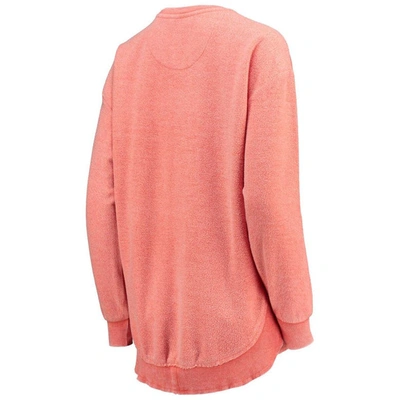 Shop Pressbox Orange Clemson Tigers Ponchoville Pullover Sweatshirt