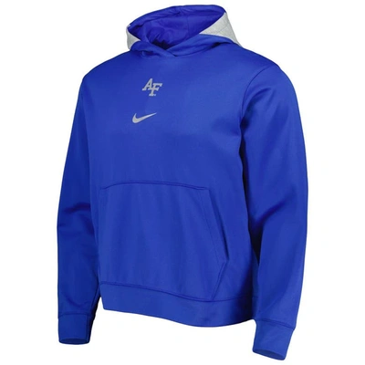 Shop Nike Royal Air Force Falcons Spotlight Performance Pullover Hoodie