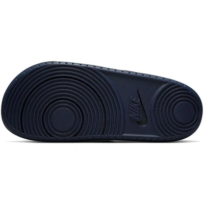 Shop Nike New England Patriots Off-court Wordmark Slide Sandals In Gray