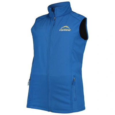 Shop Dunbrooke Royal Los Angeles Chargers Big & Tall Archer Softshell Full-zip Vest