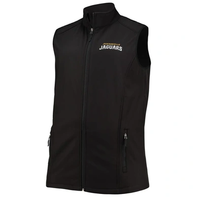 Shop Dunbrooke Black Jacksonville Jaguars Big & Tall Archer Softshell Full-zip Vest