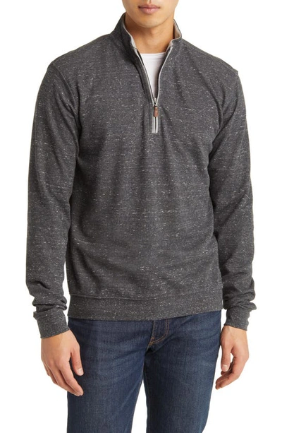Shop Johnnie-o Sully Quarter Zip Pullover In Pewter