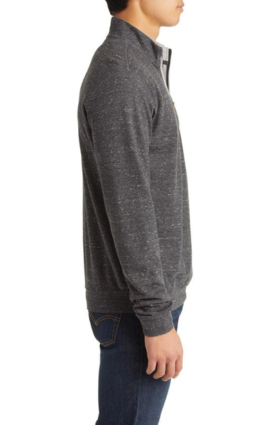 Shop Johnnie-o Sully Quarter Zip Pullover In Pewter