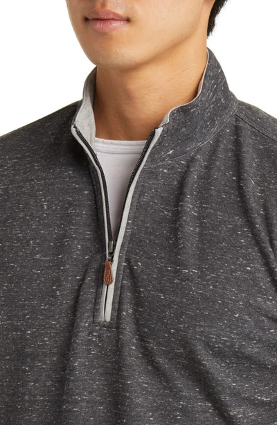 Shop Johnnie-o Sully Quarter Zip Pullover In Pewter