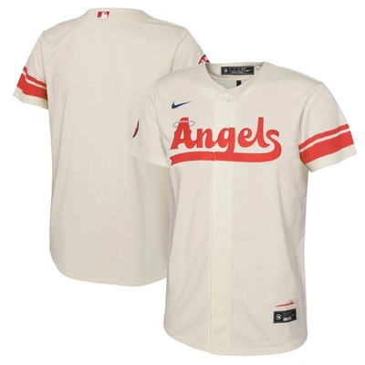 Shop Nike Infant  Cream Los Angeles Angels City Connect Replica Jersey