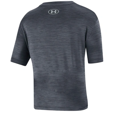 Shop Under Armour Youth  Heather Black Maryland Terrapins Vent Tech Mesh Performance T-shirt
