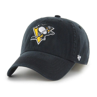 Shop 47 ' Black Pittsburgh Penguins Classic Franchise Fitted Hat