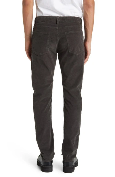 Shop Closed Unity Slim Fit Cotton Stretch Corduroy Pants In Charcoal