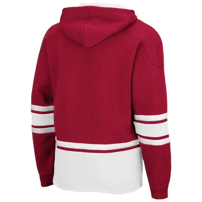Shop Colosseum Crimson Washington State Cougars Lace Up 3.0 Pullover Hoodie