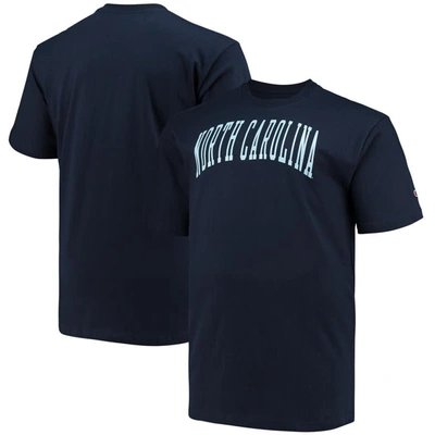Shop Champion Navy North Carolina Tar Heels Big & Tall Arch Team Logo T-shirt