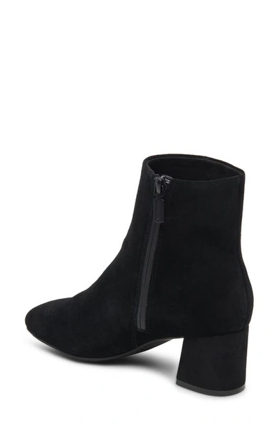 Shop Blondo Alida Waterproof Bootie In Black Suede