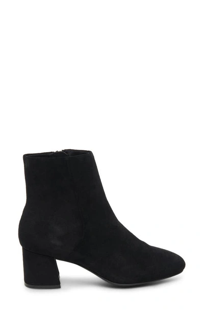 Shop Blondo Alida Waterproof Bootie In Black Suede