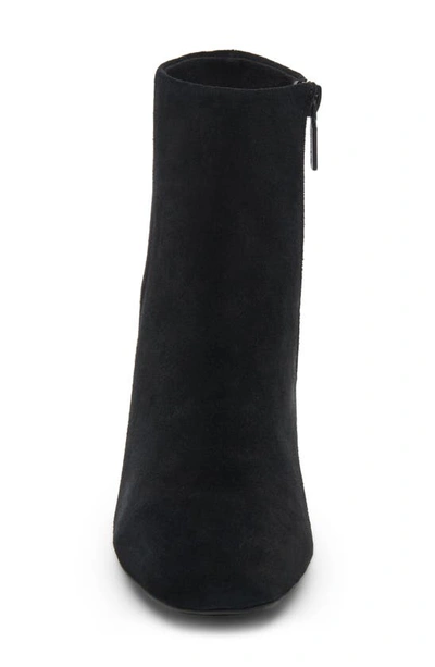 Shop Blondo Alida Waterproof Bootie In Black Suede