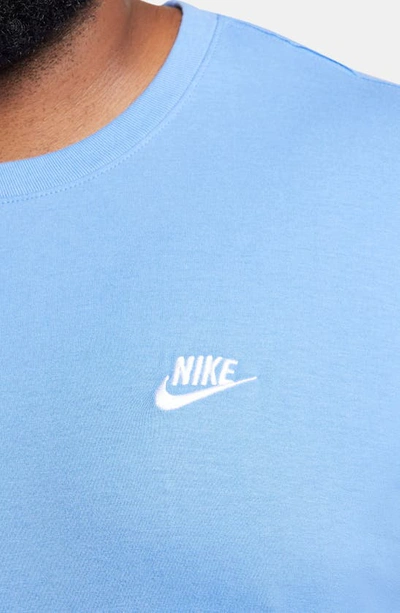 Shop Nike Sportswear Club Long Sleeve T-shirt In Polar