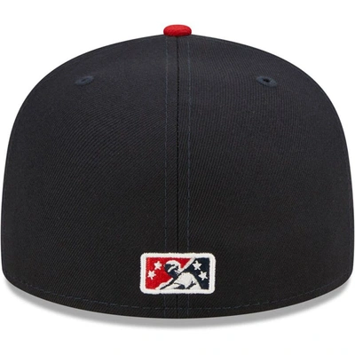 Shop New Era Navy Worcester Red Sox Authentic Collection Team Alternate 59fifty Fitted Hat