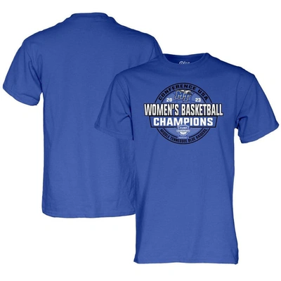 Shop Blue 84 Basketball Conference Tournament Champions Locker Room T-shirt In Royal