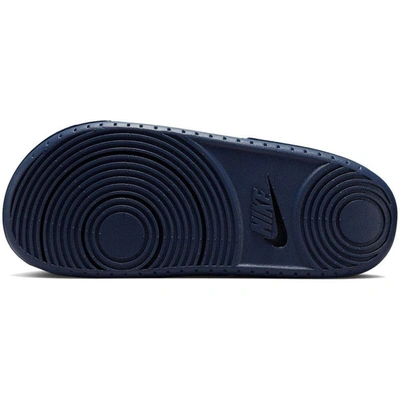 Shop Nike Michigan Wolverines Off-court Wordmark Slide Sandals In Black