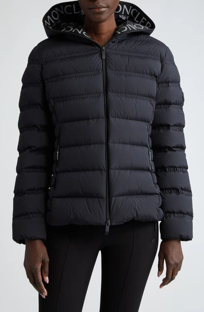 Moncler Black Alete Down Jacket In Black