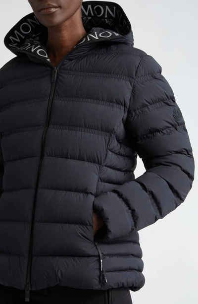 Moncler Black Alete Down Jacket In Black