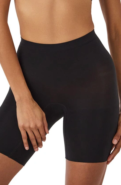 Shop Spanx Everyday Shaping Shorts In Very Black