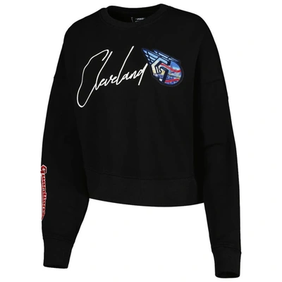 Shop Pro Standard Black Cleveland Guardians City Scape Pullover Sweatshirt