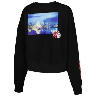 Shop Pro Standard Black Cleveland Guardians City Scape Pullover Sweatshirt