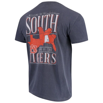 Shop Image One Navy Auburn Tigers Welcome To The South Comfort Colors T-shirt